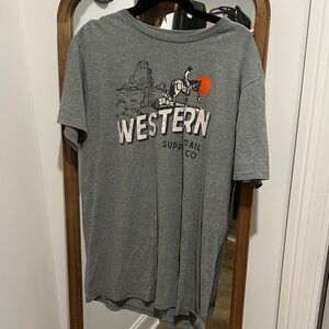 Gray Graphic T-Shirt western Sonoma men’s large